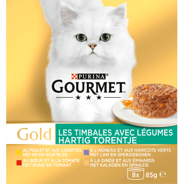 Gourmet Gold Hartig Torentje Mix Kattenvoer nat