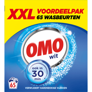 Omo XXL Waspoeder Wit 65 Wasbeurten