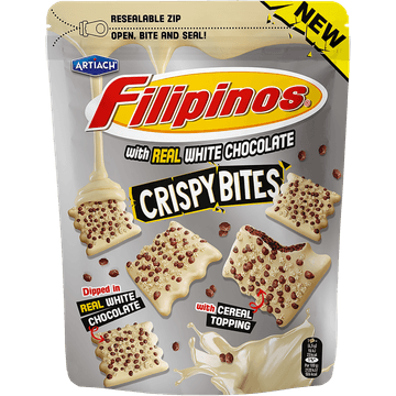Artiach Filipinos Crispy Bites Wit 100 g
