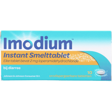 Imodium Instant smelttabletten bij diarree, 10 stuks