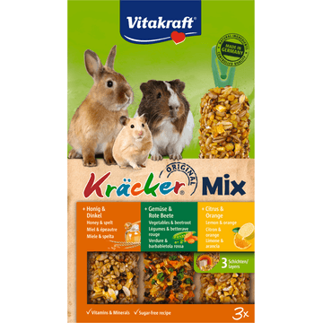 Vitakraft Original Kräcker Trio-Mix Citrus & Orange 168 g