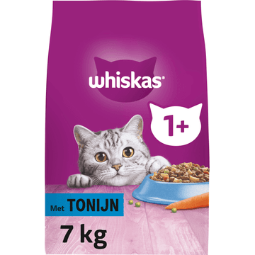 Whiskas Adult Kattenbrokken Tonijn zak 7 kg
