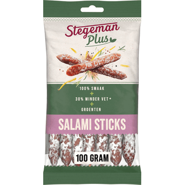 Stegeman Plus Salami Sticks 100 g