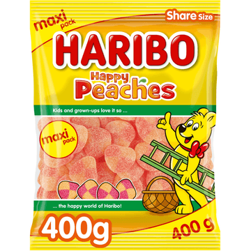 Haribo Happy Peaches Value Pack 400 g