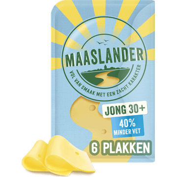 Maaslander Jong 30+ Kaas Plakken 150 g