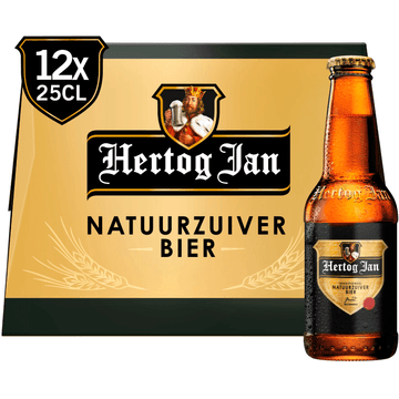 Hertog Jan Traditioneel Natuurzuiver Bier Flessen 12 x 25 cl
