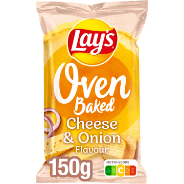 Lay's Oven Baked Cheese Onion Chips 150 gr