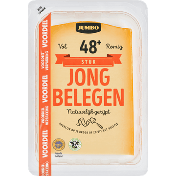 Jumbo Jong Belegen Kaas 48+ Voordeelverpakking 930 g