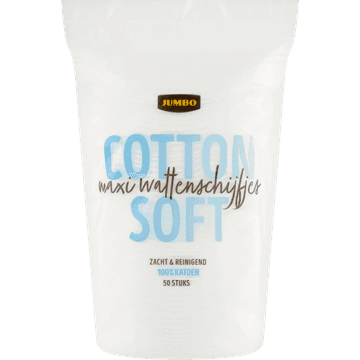 Jumbo Cotton Soft Maxi Wattenschijfjes 50 Stuks
