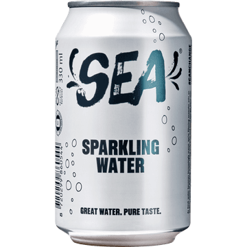 Sea Water - Sparkling Water Unsalted - Blik - 330 ML