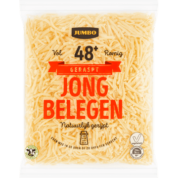 Jumbo Geraspte Kaas Jong Belegen 48+ 175 g