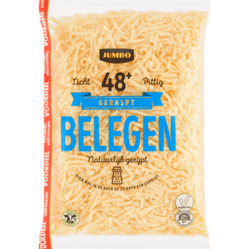 Jumbo Geraspte Kaas Belegen 48+ Voordeelverpakking 300 g