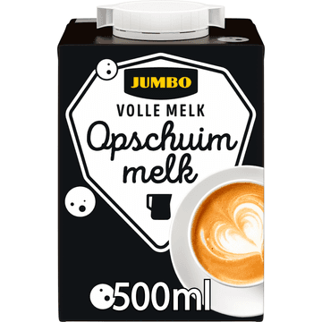 Jumbo Volle Melk Opschuim Melk 500ML