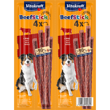 Vitakraft Beefstick Original Rund 4 Stuks 48 g