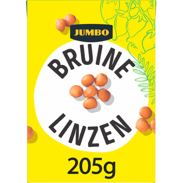 Jumbo Biologische Bruine Linzen 205 g