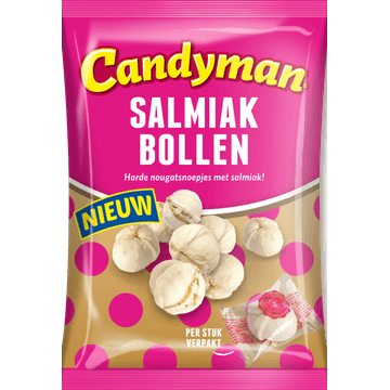 Candyman Salmiak bollen 100 g