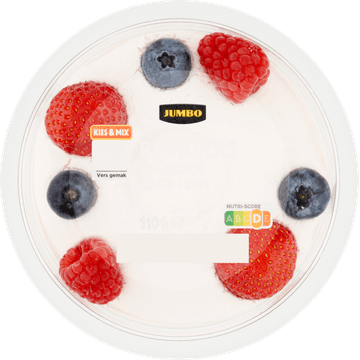 Jumbo Bavarois Framboos Rood Fruit 110 g