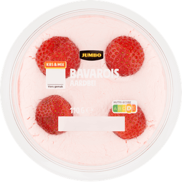 Jumbo Bavarois Aardbei 110 g
