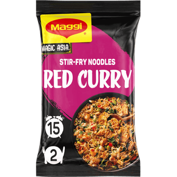 Maggi Magic Asia Stir-Fry Noodles Red Curry 185 g