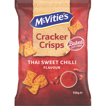 McVitie's Cracker Crisps Thai Sweet Chilli Flavour 110g