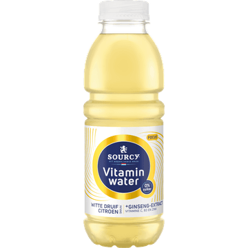 Sourcy Vitaminwater Witte Druif-Citroen Ginseng 500ML