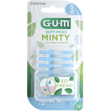 GUM Soft-Picks Comfort Flex Cool Mint S 40 Stuks