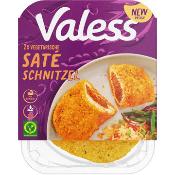 Valess Vega Saté Schnitzel 2 stuks 180g