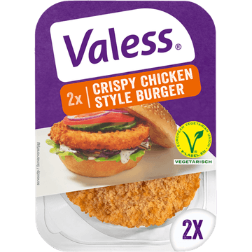 Valess Vegetarische Crispy Chik'n Burger 2 Stuks 180 g
