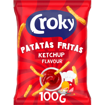 Croky Patatas Fritas Snack Ketchup 100g