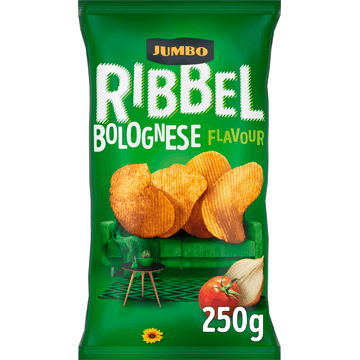 Jumbo Ribbel Chips Bolognese 250 g