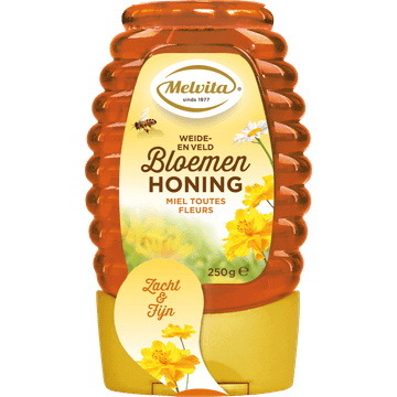 Melvita Weide- en Veld Bloemen Honing 250 g