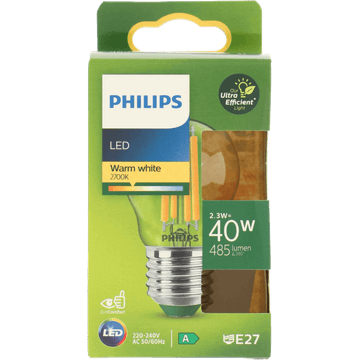 Philips Ultra Efficient LED Kogellamp E27