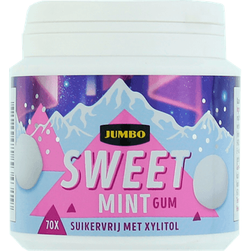 Jumbo Sweet Mint Gum 105 g