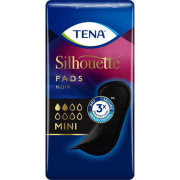 TENA Silhouette Noir Mini Verbanden 18 stuks