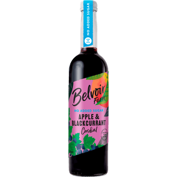 Belvoir No added Sugar Apple & Blackcurrant Cordial 500 ml