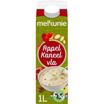Melkunie Appel Kaneel Vla met Stukjes Appel 1 L