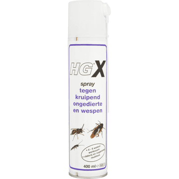 HGX Spray tegen Kruipend Ongedierte en Wespen 400 ml
