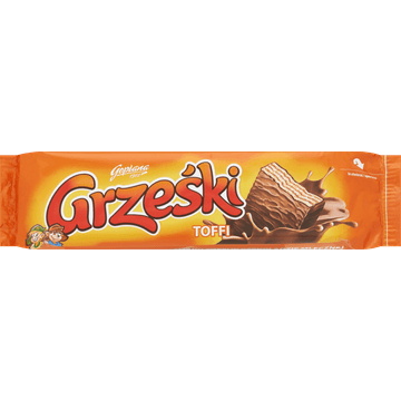 Grześki Wafel met Toffeecrème in Melkchocolade 36 g