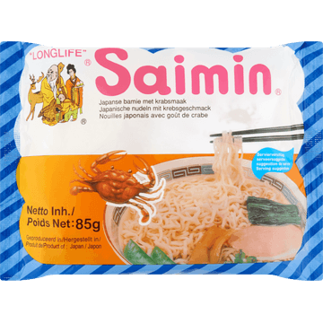 Saimin Japanse Bamie met Krabsmaak 85 g