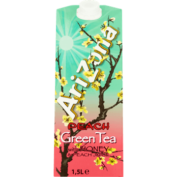 Arizona Green Tea with Honey & Peach Juice 1,5 L