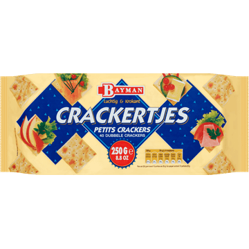 Bayman Crackertjes 40 Stuks 250 g