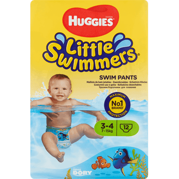 Huggies Little Swimmers Zwembroekjes Maat 3-4 7-15 kg 12 Stuks