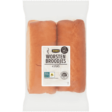 Jumbo - Worstenbroodjes - 4 Stuks