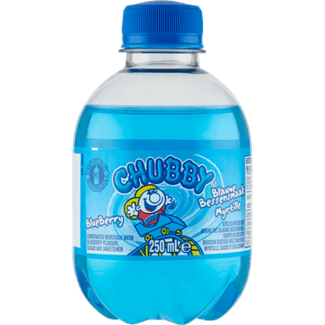 Chubby Blauwe Bessensmaak 250 ml