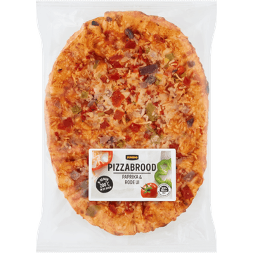 Jumbo Pizzabrood Paprika & Rode Ui 300g