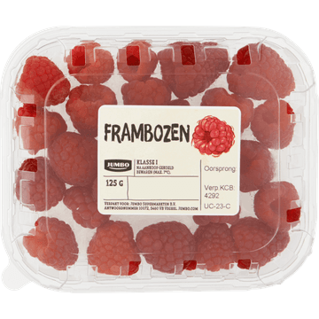 Jumbo Frambozen 125 g