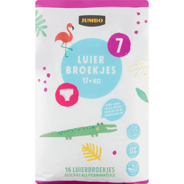 Jumbo Luierbroekjes Maat 7 17+ kg 16 Stuks