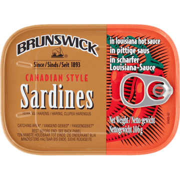 Brunswick Canadian Style Sardines Haring 106 g