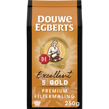 Douwe Egberts Excellent Gold Filtermaling 250 g