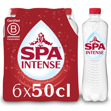 SPA INTENSE Bruisend Natuurlijk Mineraalwater 6 x 50cl
